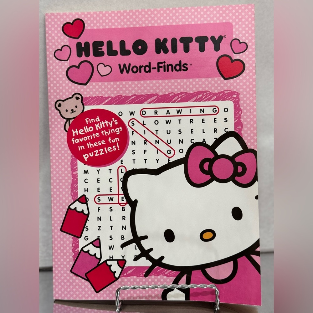 Hello Kitty Pink and White Word-Find Puzzle Book (2012)